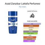 Asad Zanzibar Eau De Parfum 100ml Lattafa